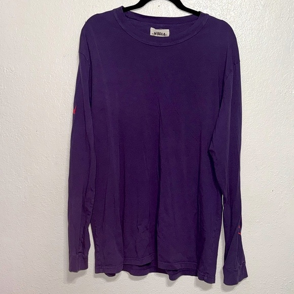 Mr. Completely MRCLA Purple Long Sleeve Graphic Shirt Size Medium - Picture 3 of 5